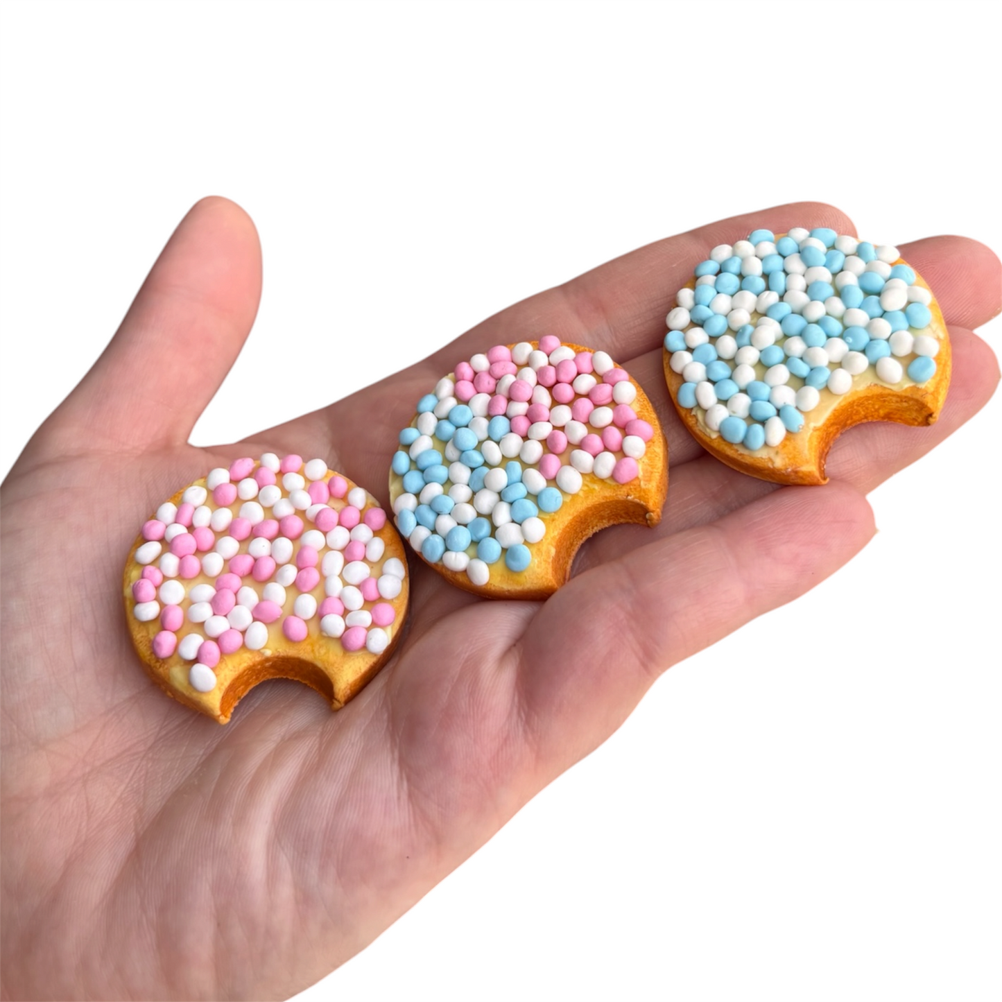 Beschuit met muisjes - Roze / Blauw