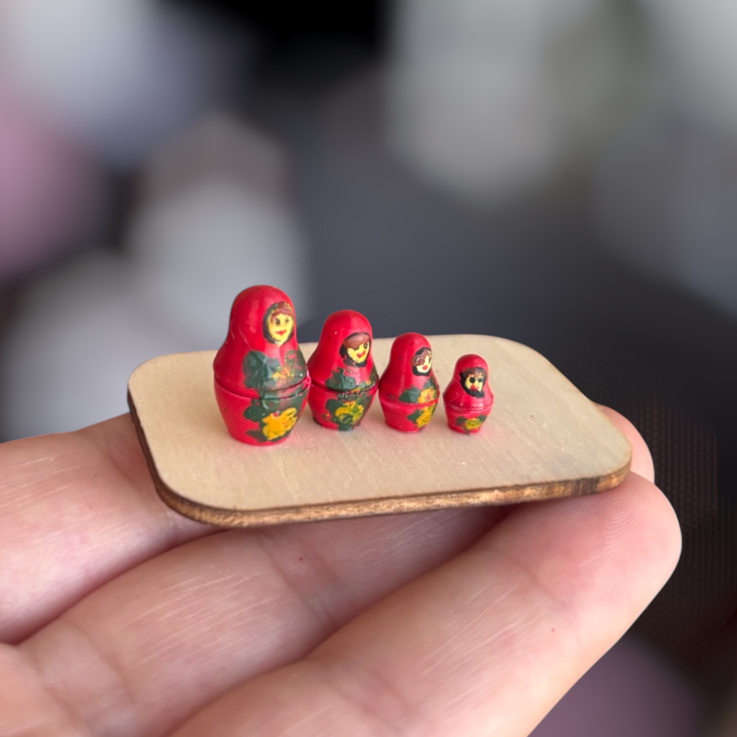 1:12 Set Matroesjka poppetjes 4 stuks