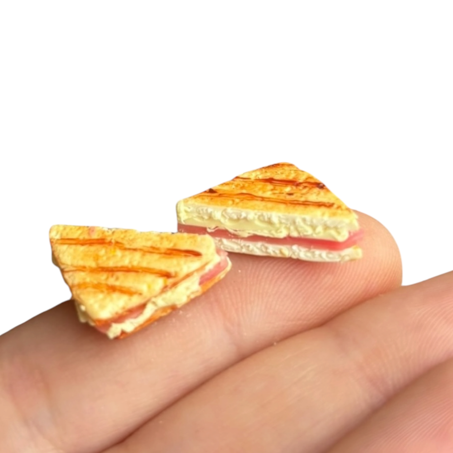 1:12 Tosti ham/kaas - Handgemaakt - Poppenhuis