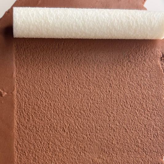 Klei textuurroller schuurpapier
