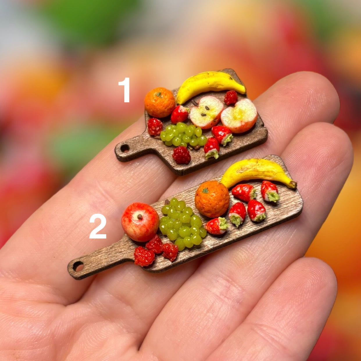 1:12 Plankje met fruit - Verschillende varianten