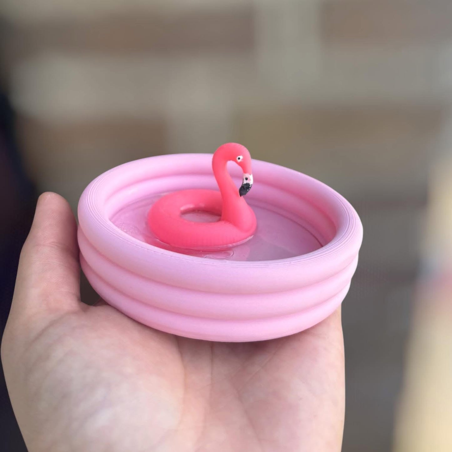 1:12 Zwembad met flamingo - verschillende kleuren