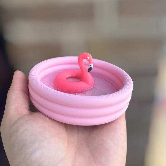 1:12 Zwembad met flamingo - verschillende kleuren