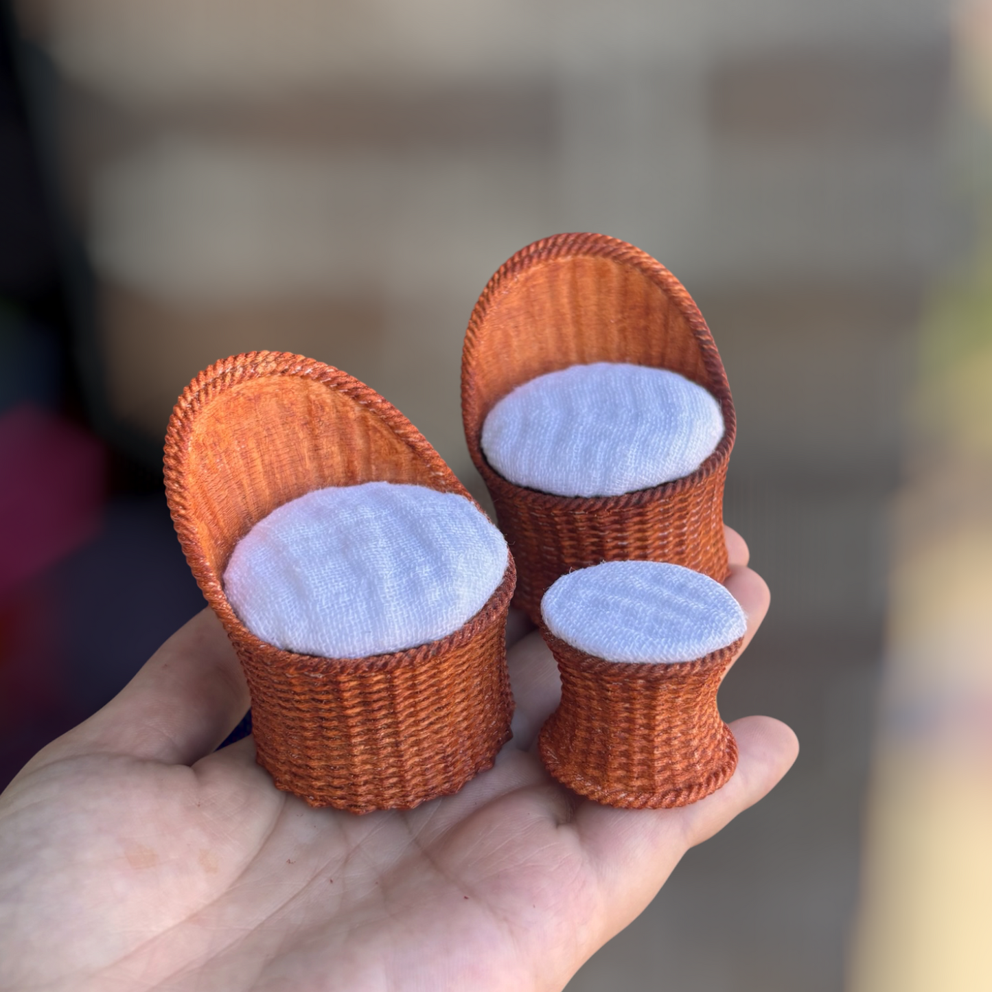 1:12 Rotan tuinset 3 delig