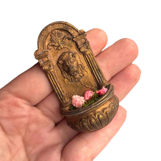 1:12 Leeuwen ornament met bloemen